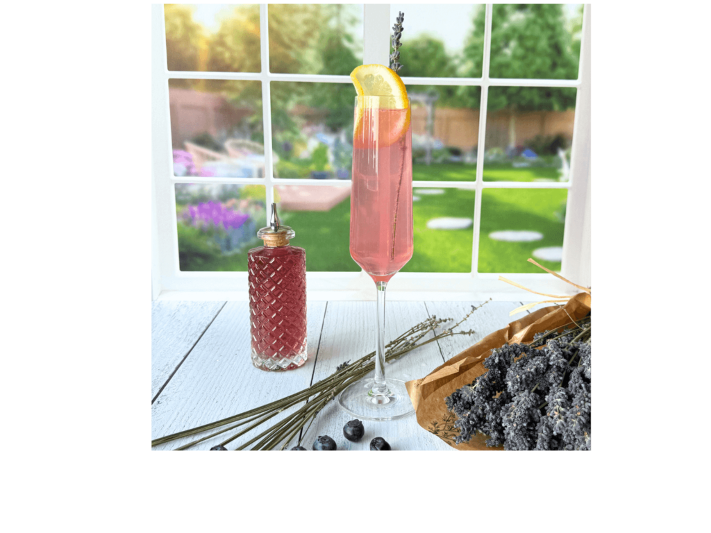 Photo of a Lavender Elderflower Mocktail Recipe