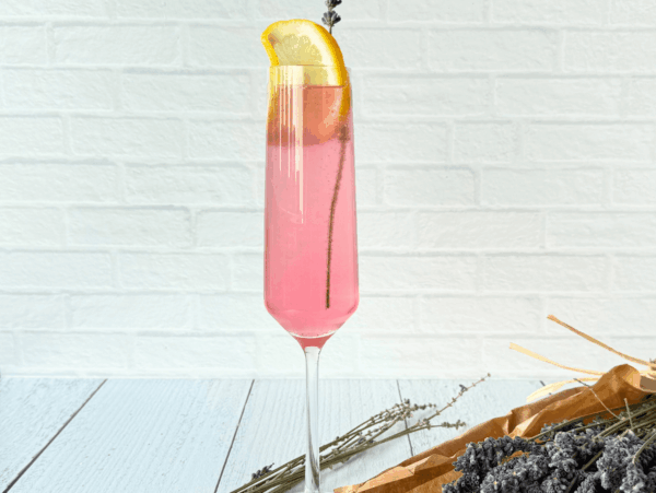 Photo of a Lavender Elderflower Mocktail Recipe