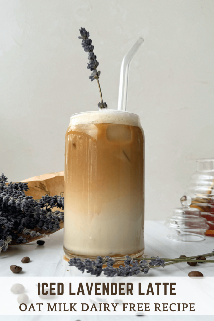 Homemade Lavender Iced Latte Recipe Elicit Folio Pinterest