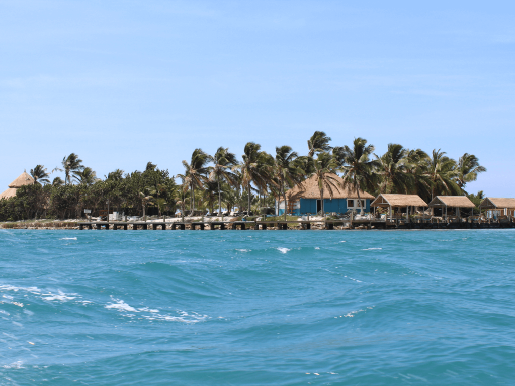 View of the water in Aruba