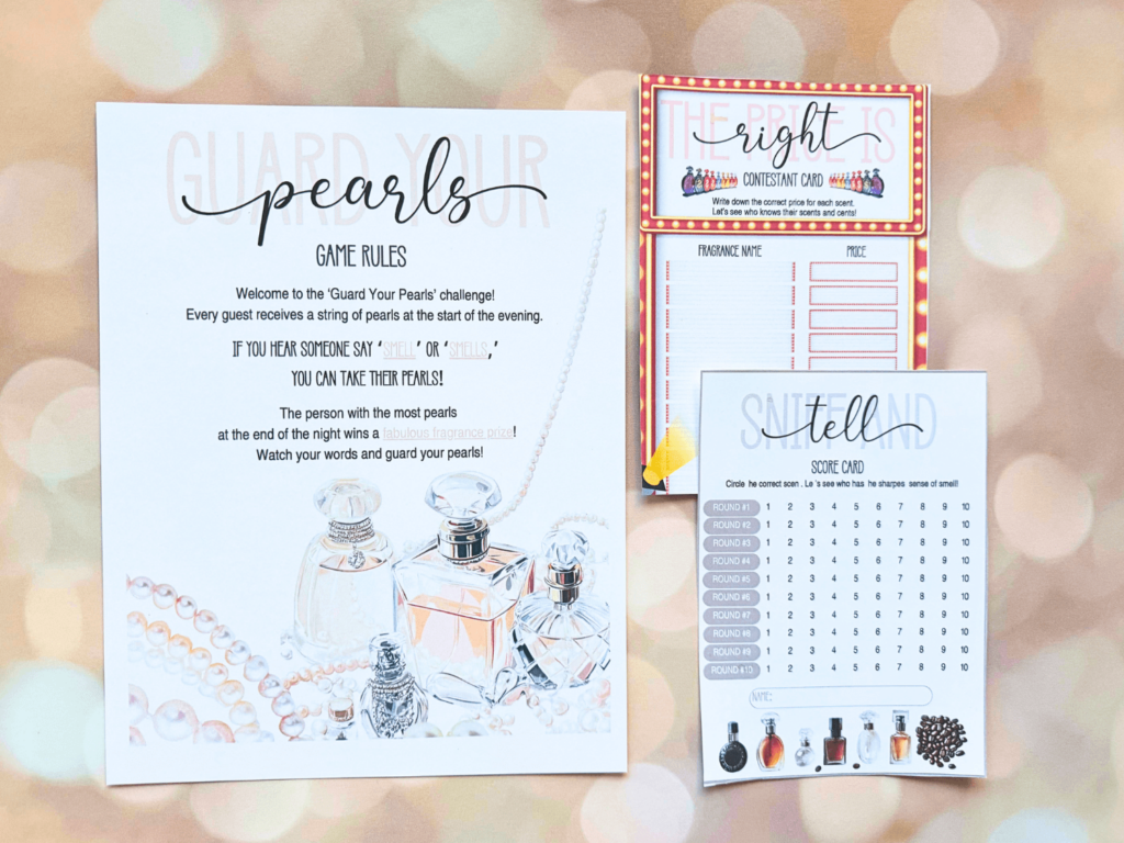 photo of perfume party games