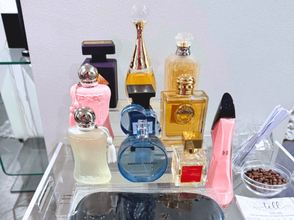 Perfume Party scent setup