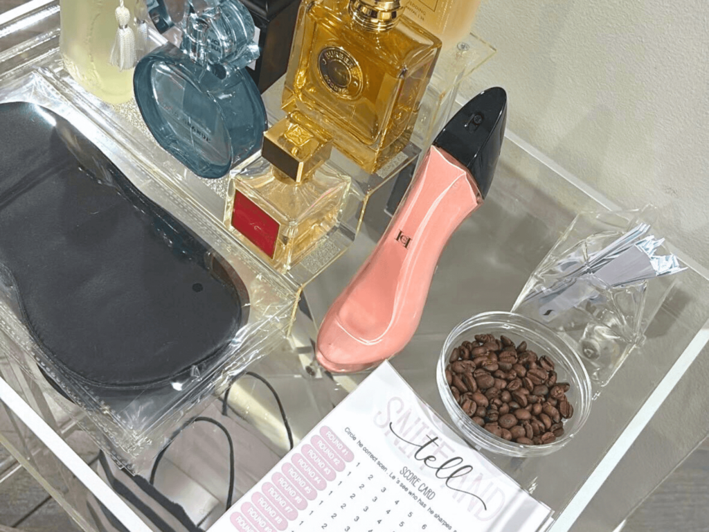 Perfume Party scent setup
