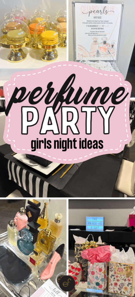 Pinterest Pin for Perfume Party Ideas