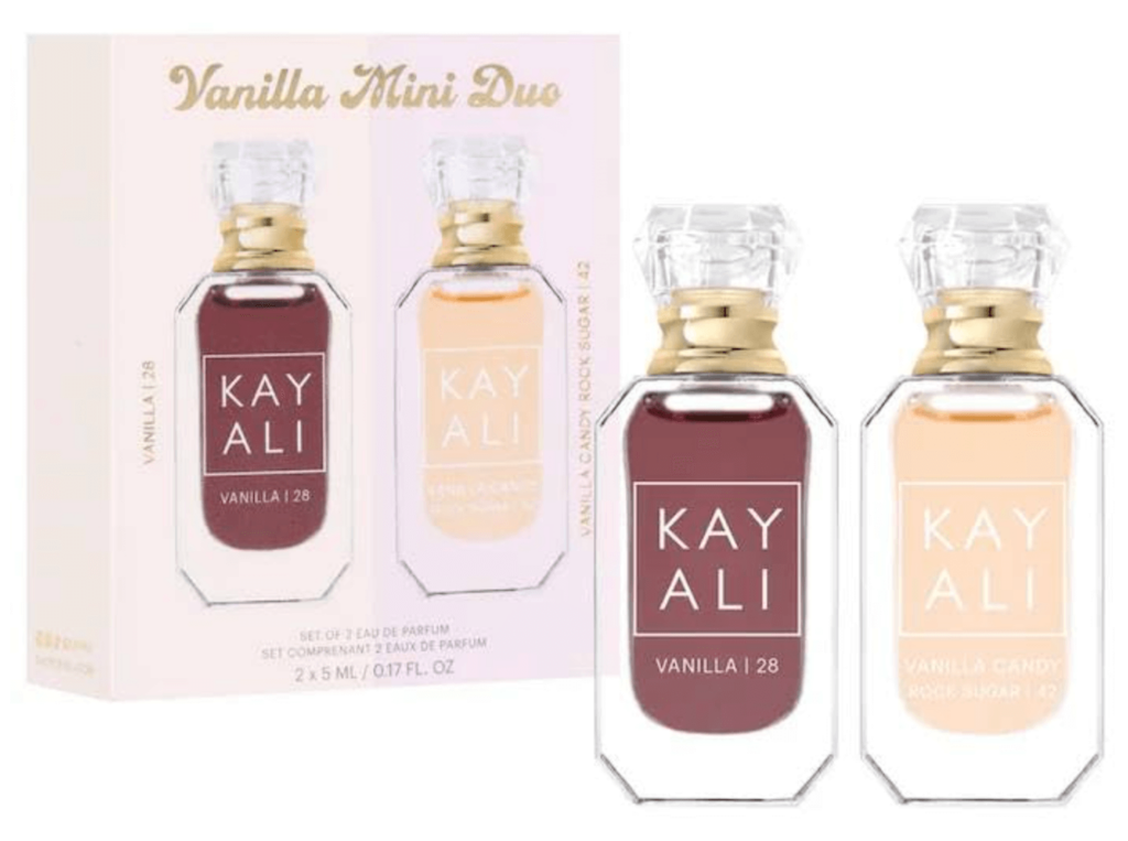 Mini Kayali perfume gift bottles