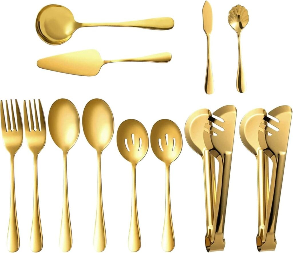 Gold Serving Utensils