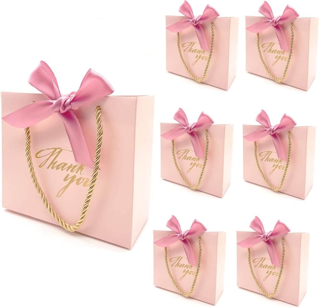 Thank you bags pink