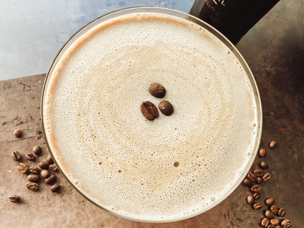 close up photo of espresso martini