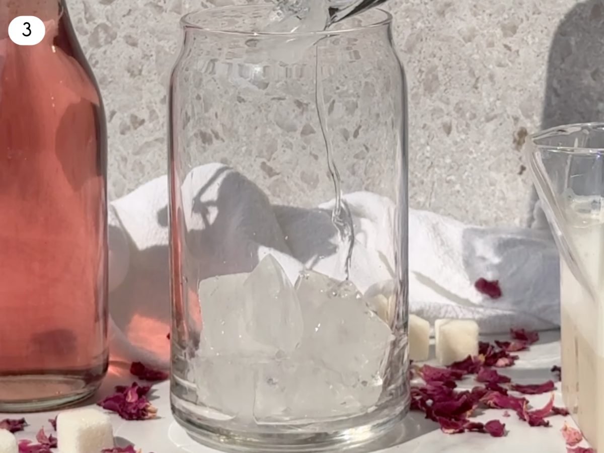 step 3 photo of pouring ice into a cup