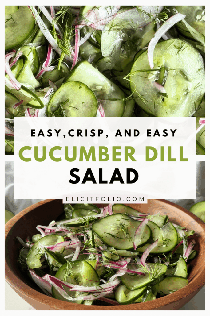 Pinterest in for Cucumber Dill Salad