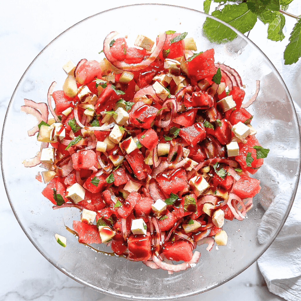 photo of ingredients combined in one bowl