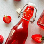 close up photo of strawberry syrup