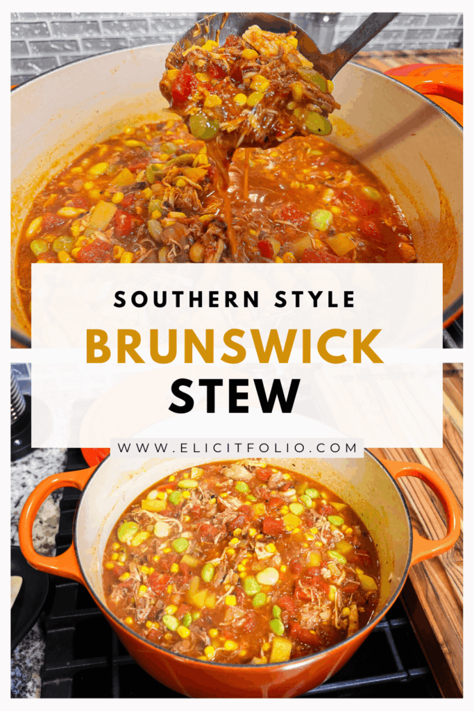 Pinterest Pin for Brunswick Stew