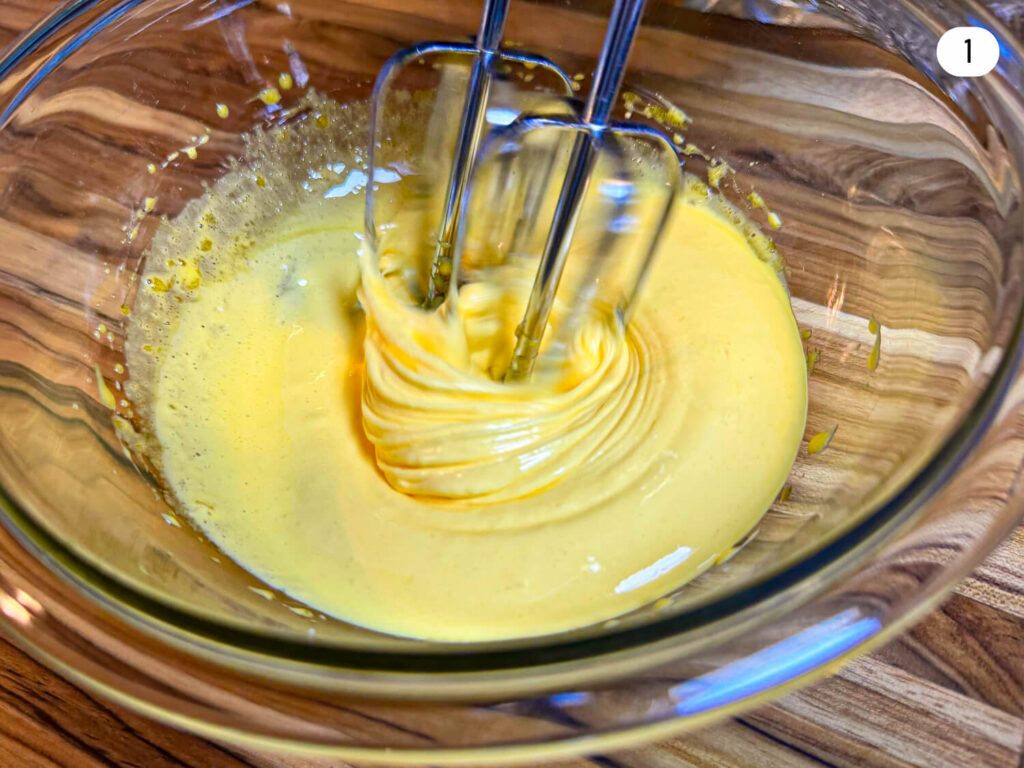 close up photo of egg and sugar mixture