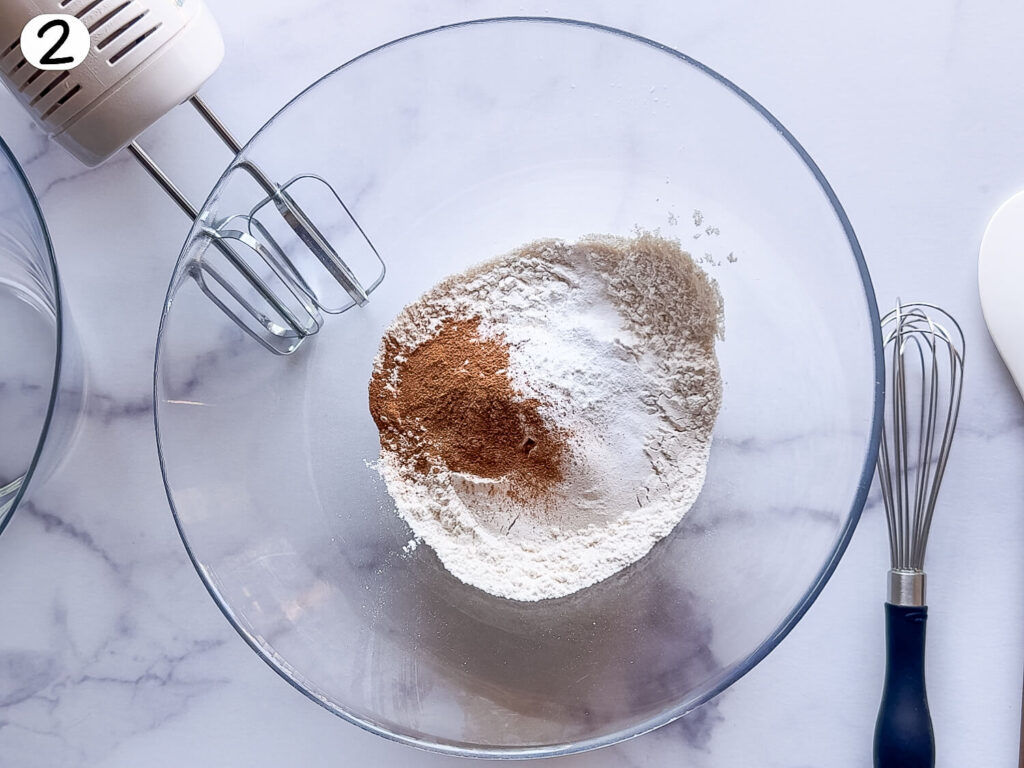 dry ingredients for pumpkin bread