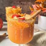 close up photo of apple cider sangria
