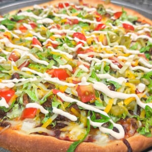 photo of a taco pizza recipe by elicit folio
