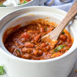 close up photo of Classic Homemade chili