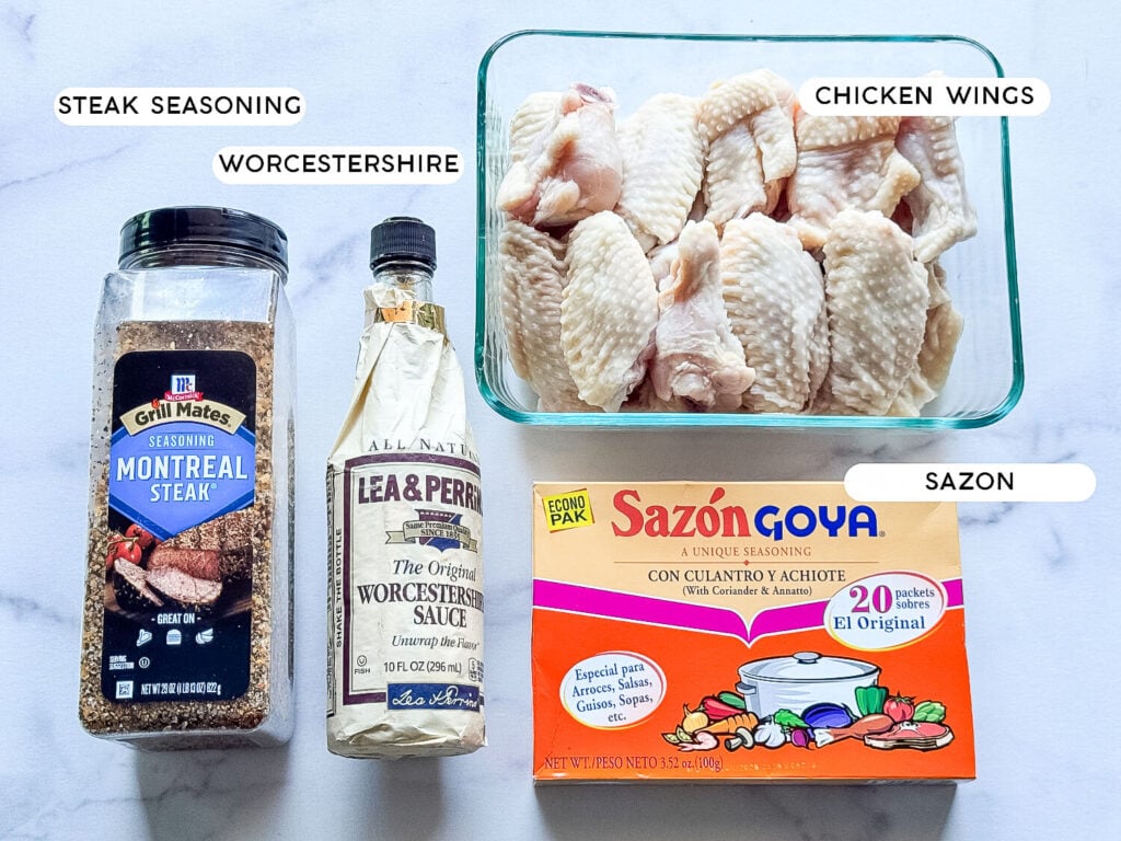 Grilled Chicken Wing Recipe Ingredients