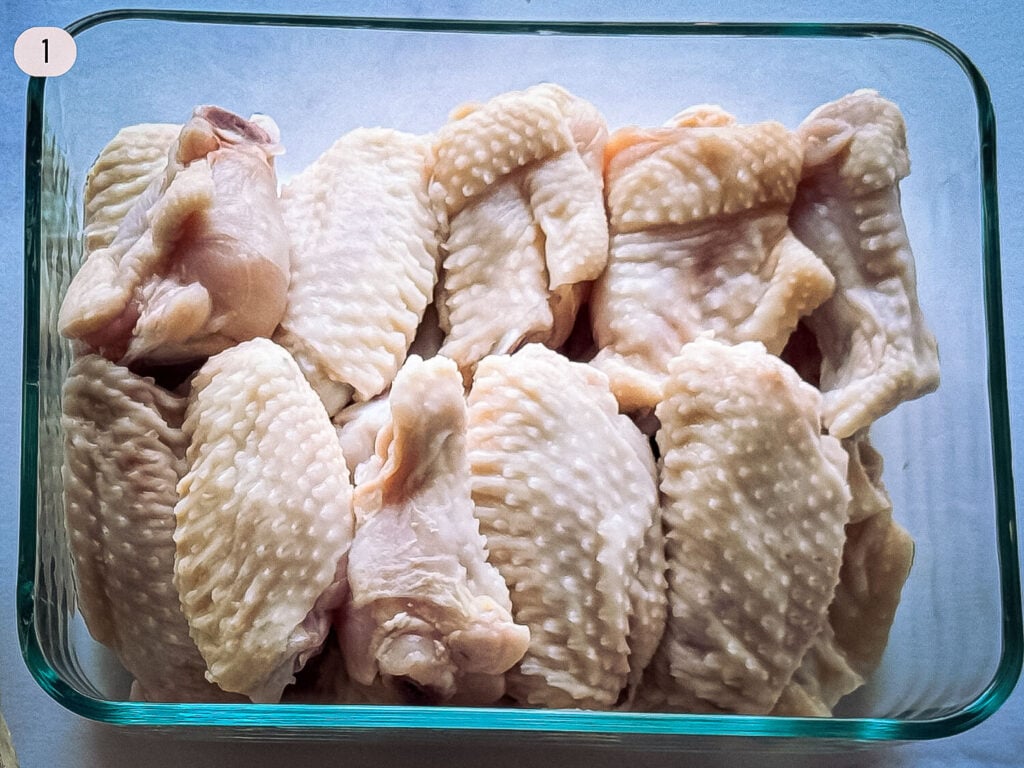 Step 1 Photo of clean and dry chicken wings