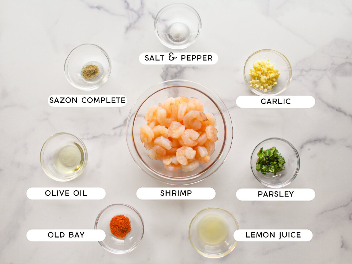 photo of Pan Seared Shrimp Ingredients