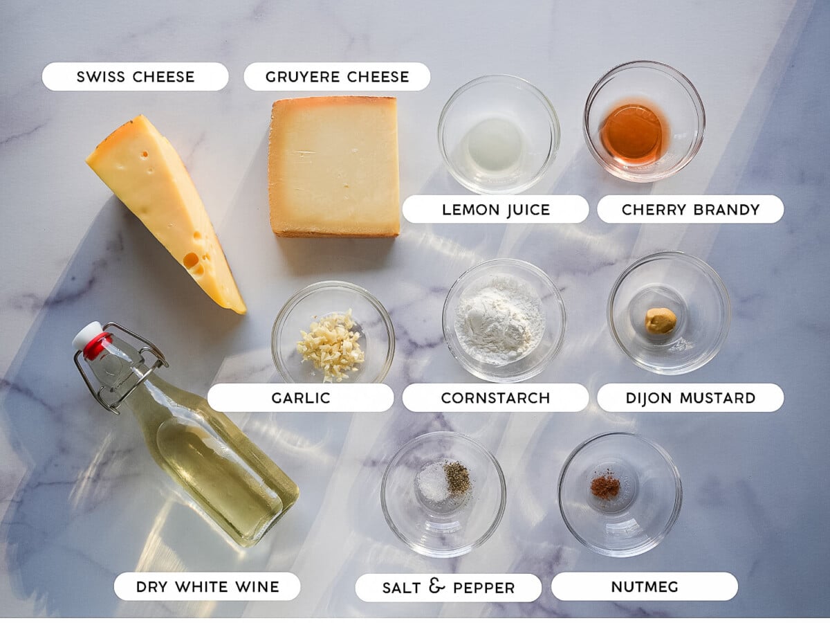 Photo of Cheese Fondue Ingredients