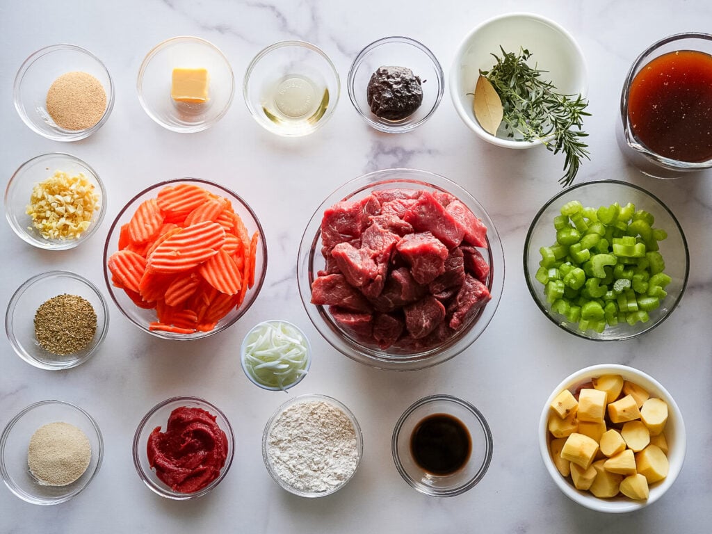 Slow Cooker Beef Stew Ingredients