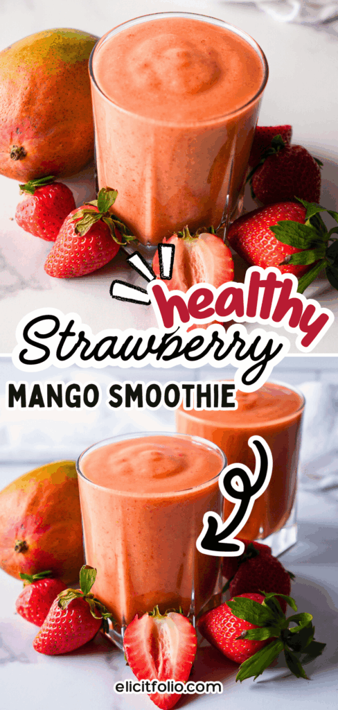 Strawberry Mango Smoothie Recip by Elicit Folio