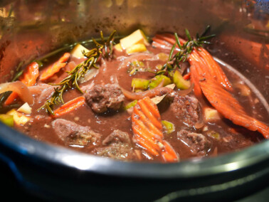 photo of Slow Cooker Beef Stew in a crockpot