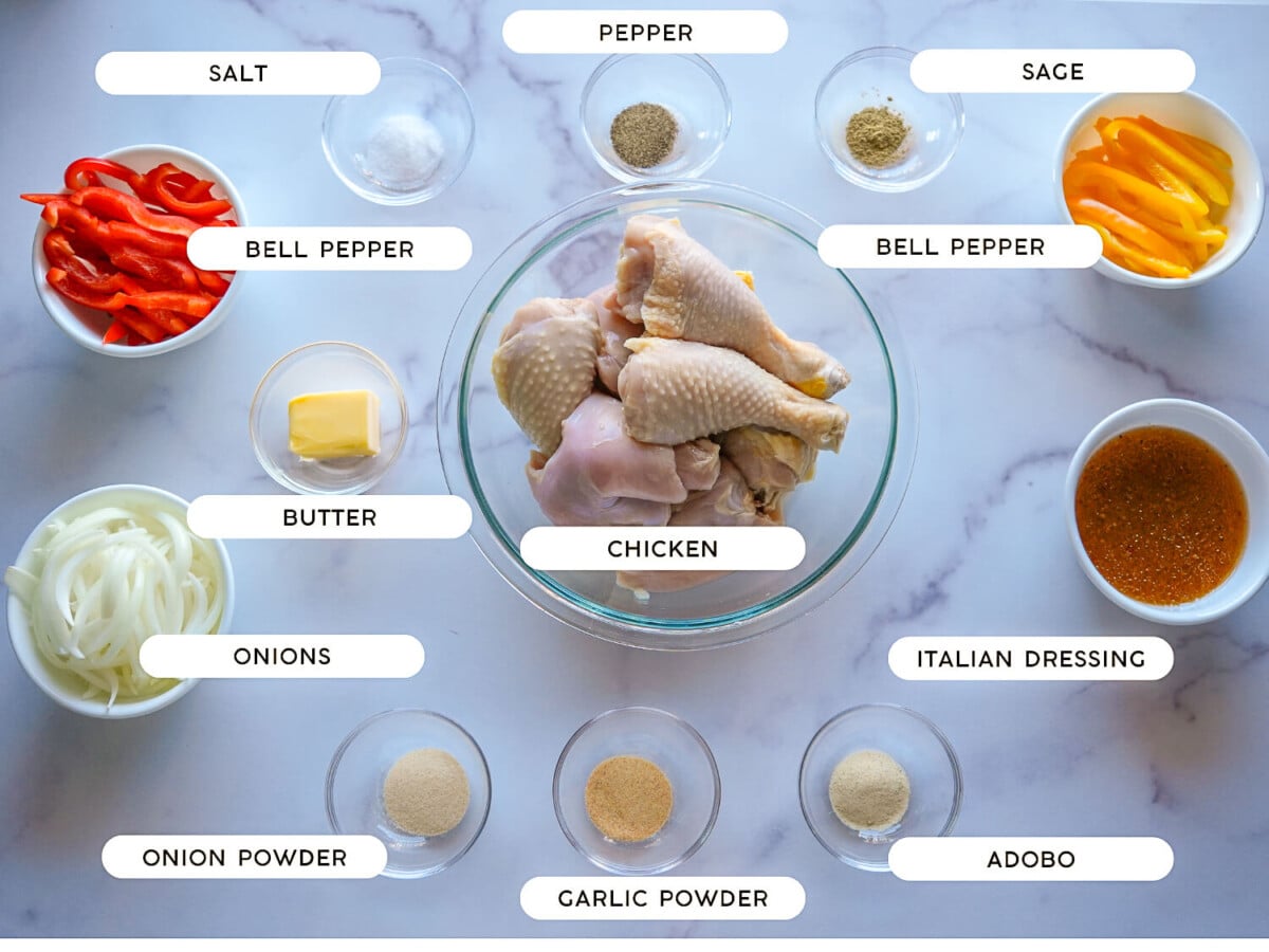 Photo of Italian Dressing Chicken Ingredients