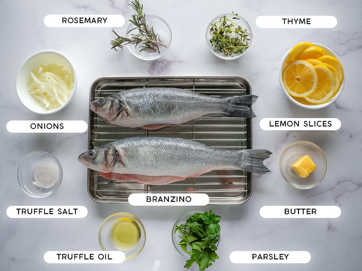 Photo of Roasted Branzino Ingredients