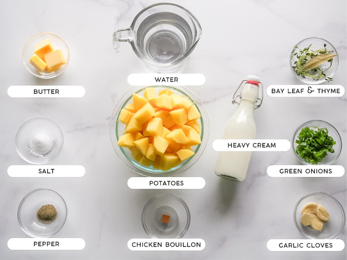 photo of Garlic Mashed Potato Ingredients
