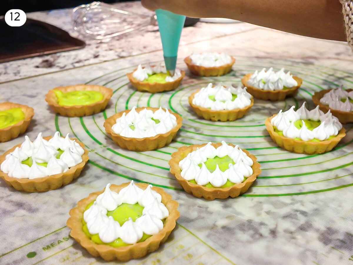 step 12 photo of key limes being Assembled and Served