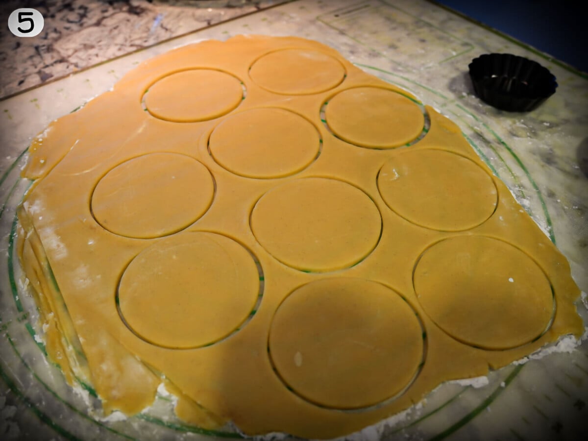 step five photo of rolling the dough