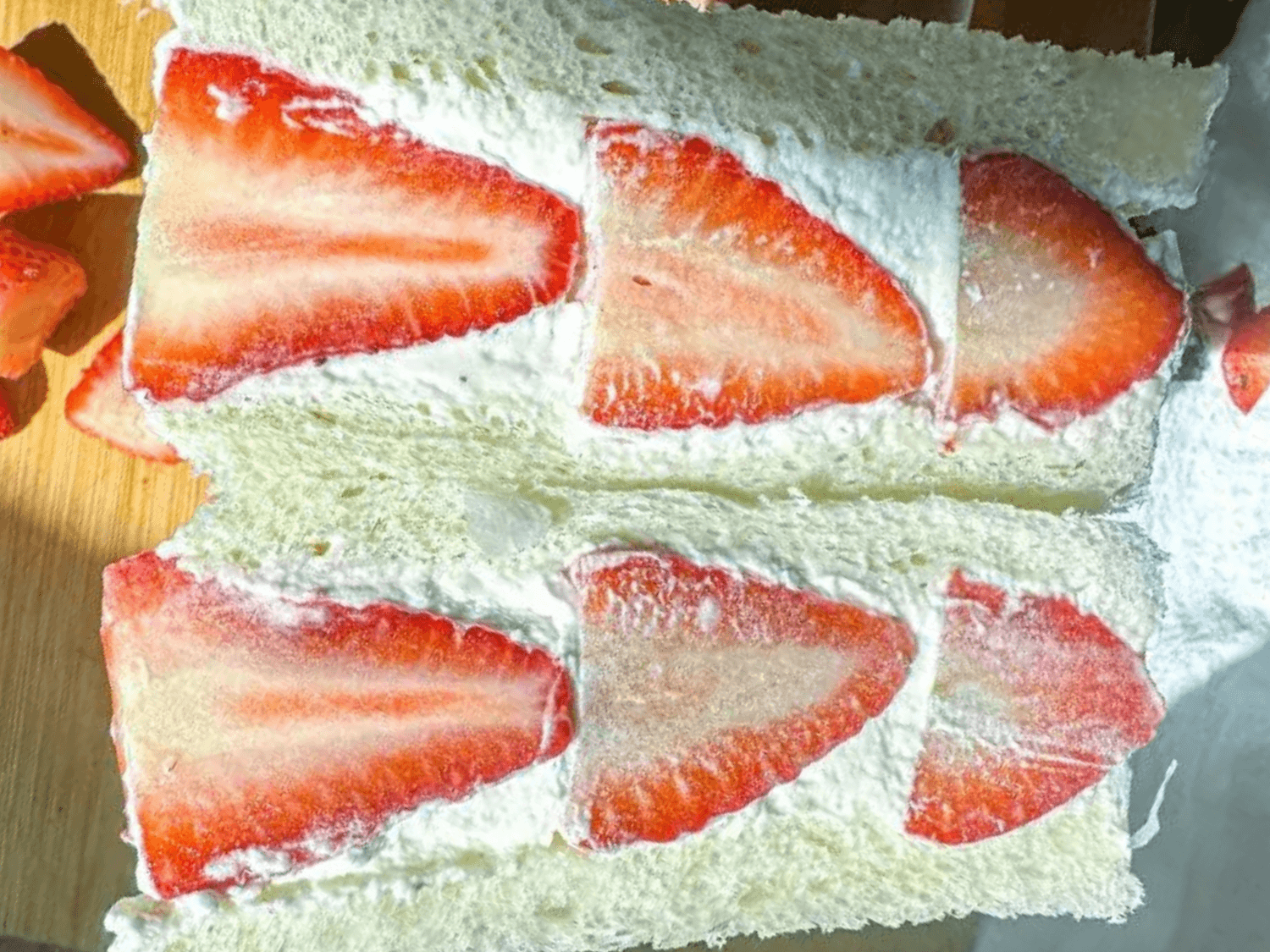Photo of Strawberry Sando Sandwiches from Farah J. Eats