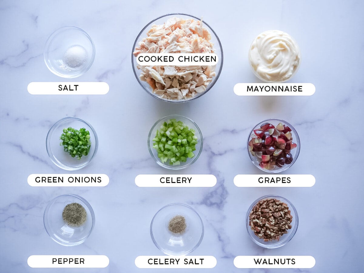 photo of Chicken Salad Ingredients