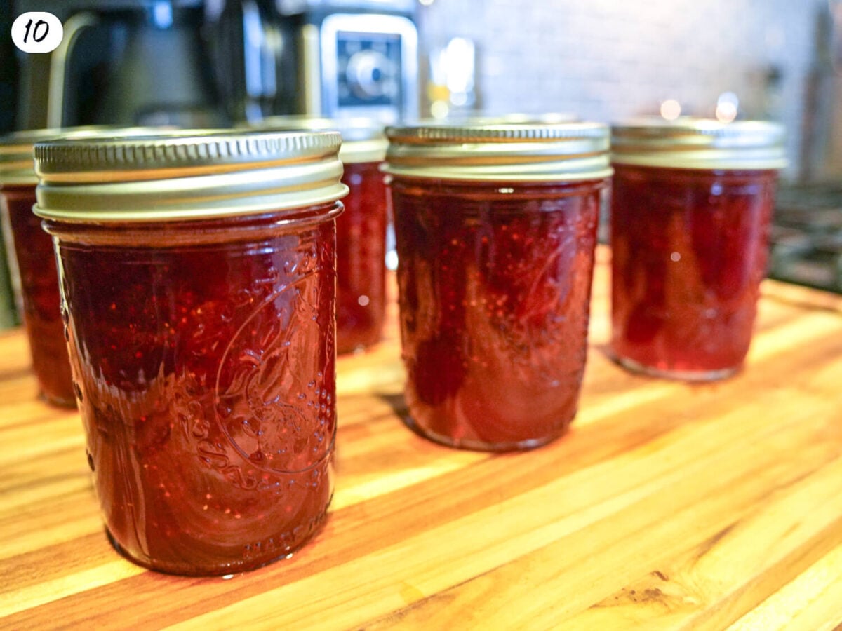 step 10 photo of jars resting