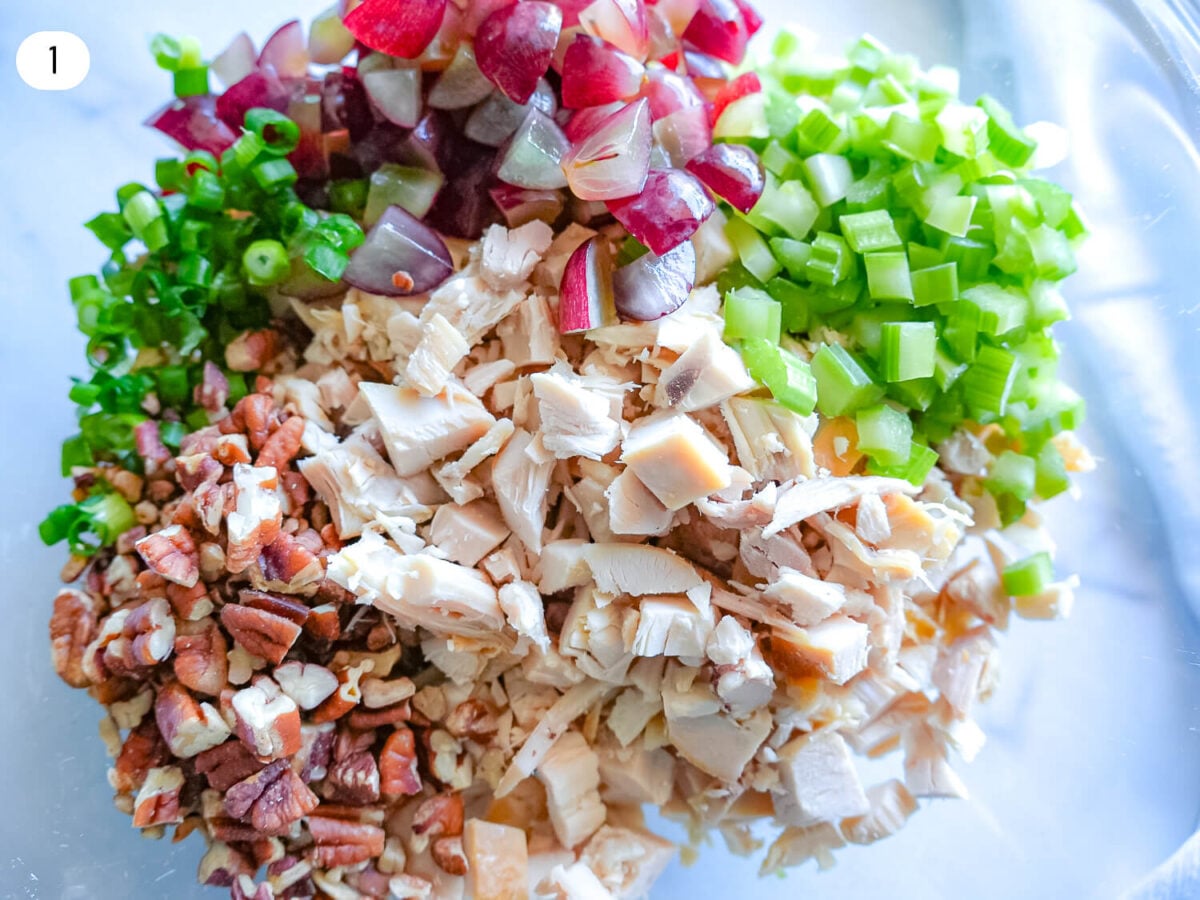 step one photo of diced ingredients
