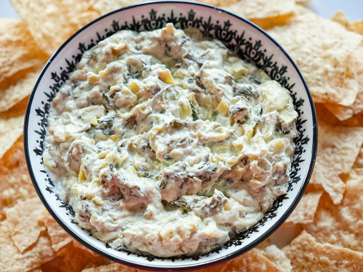 HERO photo of Crockpot Spinach and Artichoke Dip