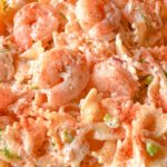 HERO photo of Seafood Pasta Salad with shrimp and crab