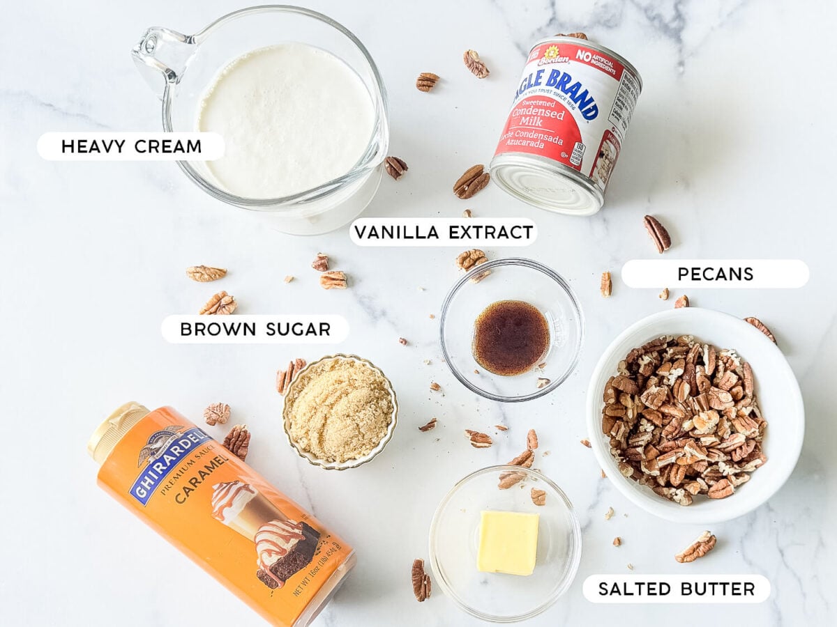 Photo of Praline Ice Cream Ingredients