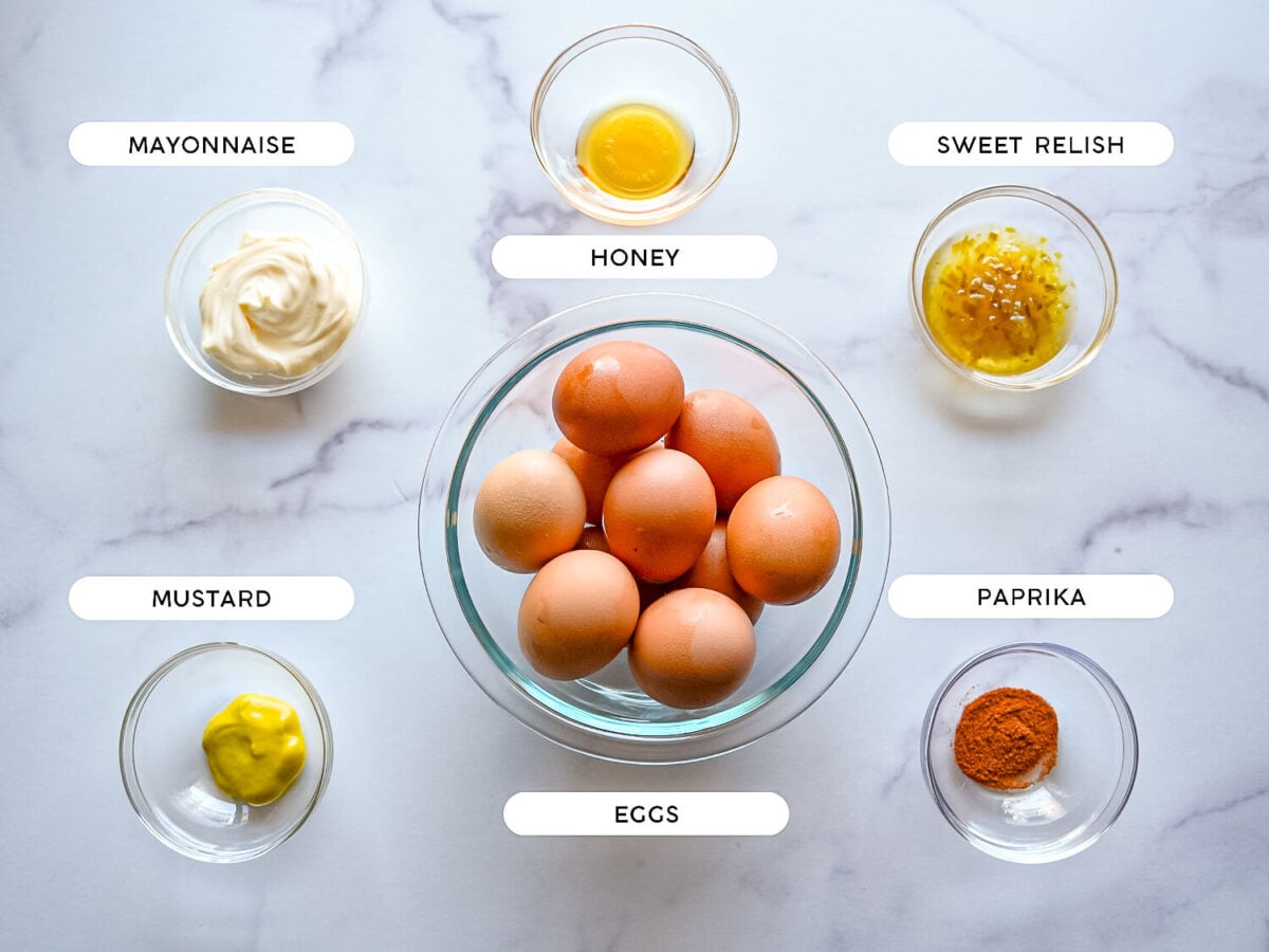 photo of Deviled Eggs Ingredients