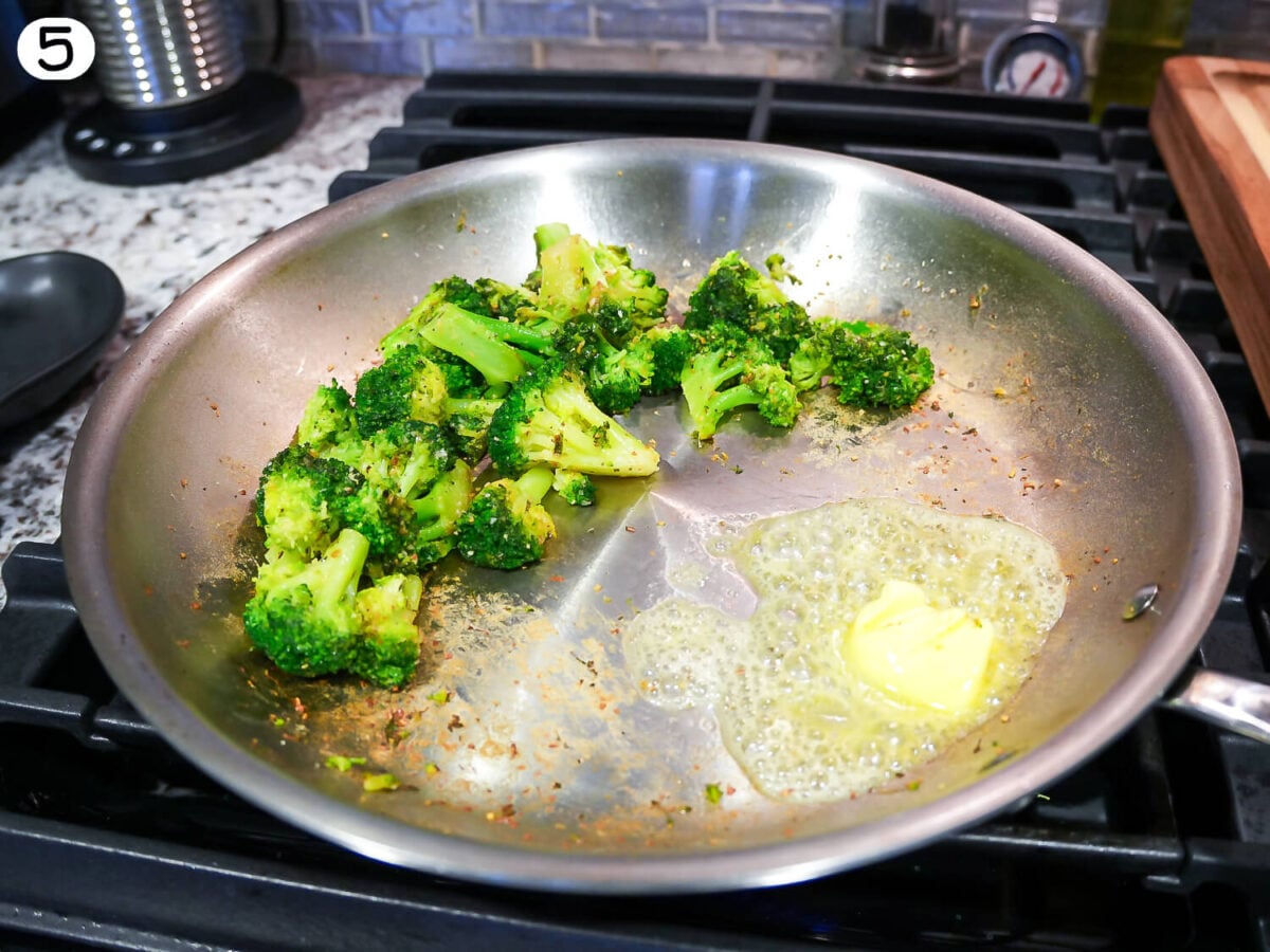 step 5 photo of butter being added to the pan