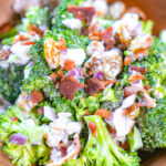HERO photo of broccoli salad with bacon