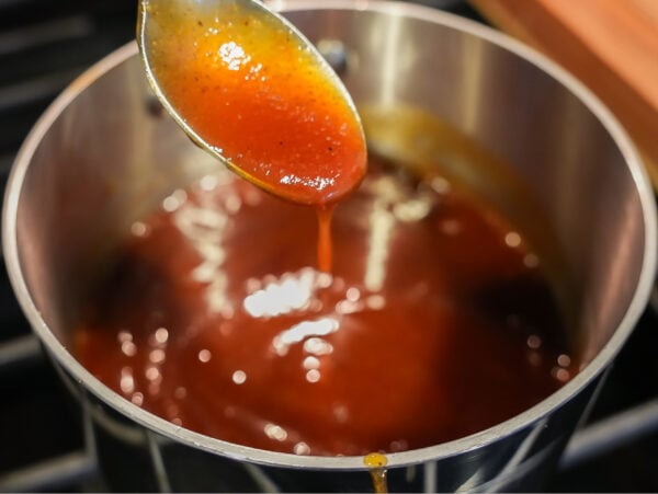 HERO photo of honey bbq sauce