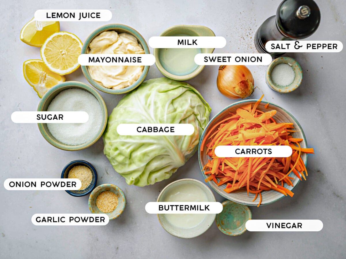 photo of coleslaw ingredients