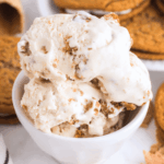HERO overhead photo of Oatmeal Cream Pie Ice Cream surrounded by oatmeal cream pies