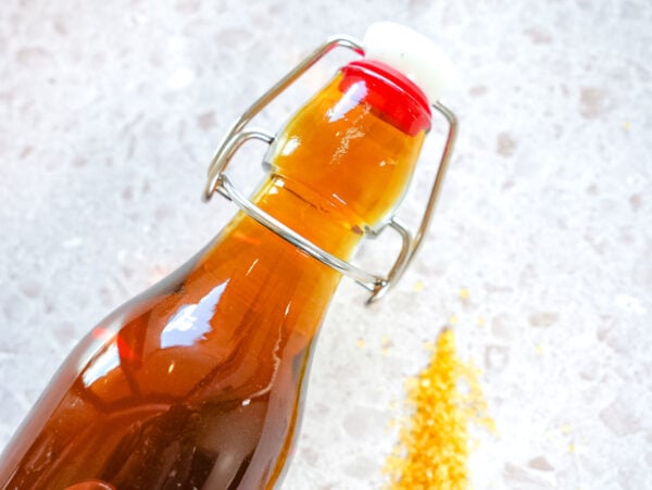HERO photo of Demerara Syrup in an airtight container
