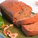 HERO photo of Zucchini Bread on a green platter