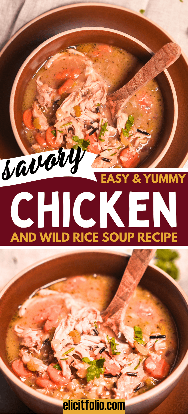 PICTURE of chicken and wild rice soup by Elicit Folio